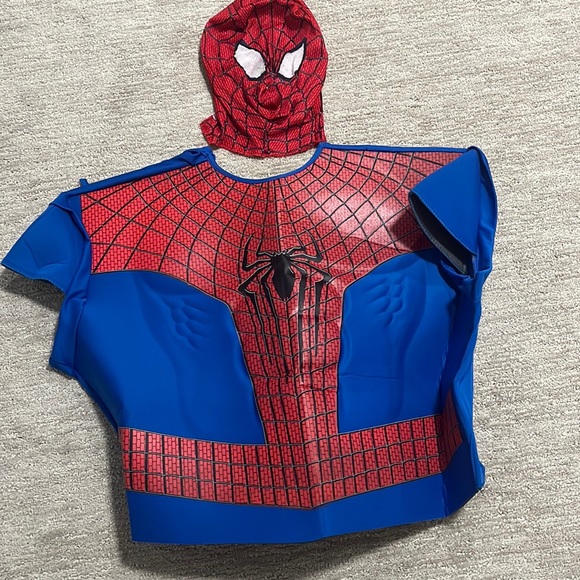 New men’s Spider man top & mask XL - Picture 1 of 4